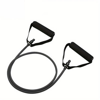 1Pc 4-Level Resistance Bands with Handles for Home Workouts and Strength Training - Perfect for Yoga, Pilates,And Fitness Equipm